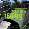 imageDog Car Seat Cover for Back Seat Back Seat Extender for Dogs 524  244in Upgraded Sofa Leather Foldable in The Car Hard PVC Panels Bottom Support to 330 lbs for CarsMidSize SUVSmall TruckUpgrade Sofa Leather Fabric