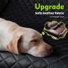 imageDog Car Seat Cover for Back Seat Back Seat Extender for Dogs 524  244in Upgraded Sofa Leather Foldable in The Car Hard PVC Panels Bottom Support to 330 lbs for CarsMidSize SUVSmall TruckUpgrade Sofa Leather Fabric