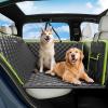 imageDog Car Seat Cover for Back Seat Back Seat Extender for Dogs 524  244in Upgraded Sofa Leather Foldable in The Car Hard PVC Panels Bottom Support to 330 lbs for CarsMidSize SUVSmall TruckUpgrade Sofa Leather Fabric