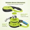 imagePecute 16 ft Retractable Heavy Duty Dog Leash with Light Rechargeable Walking Dog Leash with Nylon Tape 360 TangleFree OneButton Control High Strength Hook for Large Dog Up to 110 lbsMedium