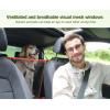 imagePecute Back Seat Extender for Dogs Spacious Dog Car Seat Extender with Mesh Window Supportive Hard Bottom Dog Seat Cover Bed for Car SUV Waterproof Dog Hammock for Car Travel Camping
