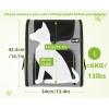 imagePecute Cat Carrier Backpacks Expandable Cat Backpack with Breathable Mesh Pet Carrier Backpack for Cats Small Dogs Puppies Up to 17 Lbs Dog Carrier Backpack Great for Travel Hiking Camping OutdoorGrey