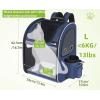 imagePecute Cat Carrier Backpacks Expandable Cat Backpack with Breathable Mesh Pet Carrier Backpack for Cats Small Dogs Puppies Up to 17 Lbs Dog Carrier Backpack Great for Travel Hiking Camping OutdoorBlue Expandable  Acrylic Window