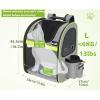 imagePecute Cat Carrier Backpacks Expandable Cat Backpack with Breathable Mesh Pet Carrier Backpack for Cats Small Dogs Puppies Up to 17 Lbs Dog Carrier Backpack Great for Travel Hiking Camping OutdoorGrey
