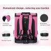 imagePecute Cat Carrier Backpacks Expandable Cat Backpack with Breathable Mesh Pet Carrier Backpack for Cats Small Dogs Puppies Up to 17 Lbs Dog Carrier Backpack Great for Travel Hiking Camping OutdoorPink