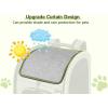 imagePecute Cat Carrier Backpacks Expandable Cat Backpack with Breathable Mesh Pet Carrier Backpack for Cats Small Dogs Puppies Up to 17 Lbs Dog Carrier Backpack Great for Travel Hiking Camping OutdoorGrey with Shade Cover
