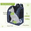 imagePecute Cat Carrier Backpacks Expandable Cat Backpack with Breathable Mesh Pet Carrier Backpack for Cats Small Dogs Puppies Up to 17 Lbs Dog Carrier Backpack Great for Travel Hiking Camping OutdoorBlue