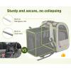 imagePecute Cat Carrier Backpacks Expandable Cat Backpack with Breathable Mesh Pet Carrier Backpack for Cats Small Dogs Puppies Up to 17 Lbs Dog Carrier Backpack Great for Travel Hiking Camping OutdoorKhaki Expandable  Mesh Window