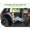 imagePecute Dog Back Seat Extender Back Seat Extender for Dogs Hard Bottom Car Seat Cover for Large Dogs Backseat Dog Hammock for Car SUV Dog Car Seat Cover Extender for Car Travel ampamp Camping Bedorange