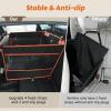 imagePecute Dog Car Seat for Large Dogs Hard Bottom Extra Stable Dog Car Seat Pet Reinforce Car Booster Seat for Dog Waterproof with Breathable Mesh ampamp Adjustable Dog Seat Belt for Car Dog Hammock for Car