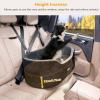 imagePecute Dog Car Seat for Medium Back Length Less Than 27inch MultiFunctional Pet Booster Seat with Waterproof Cushion 47inchWashable 2 Safety Belts Dog Car Sofa Cushion ampamp BedL