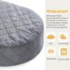 imagePecute Dog Car Seat for Medium Back Length Less Than 27inch MultiFunctional Pet Booster Seat with Waterproof Cushion 47inchWashable 2 Safety Belts Dog Car Sofa Cushion ampamp BedL