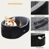 imagePecute Dog Car Seat for Medium Back Length Less Than 27inch MultiFunctional Pet Booster Seat with Waterproof Cushion 47inchWashable 2 Safety Belts Dog Car Sofa Cushion ampamp BedL