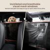 imagePecute Dog Car Seat for Medium Large DogPet Car Seat Waterproof ScratchproofExtra High and Stable Foldable Car Seat for Back Seat with Pet Safety LeashL 276197192 in