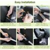 imagePecute Dog Car Seat for Small Dogs  Detachable Washable Booster With Clipon Safety Leash and Pockets  Ultra Soft Portable Carrier Bed for Travel