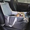 imagePecute Dog Car Seat for Small Dogs  Detachable Washable Booster With Clipon Safety Leash and Pockets  Ultra Soft Portable Carrier Bed for Travel
