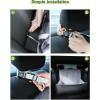 imagePecute Dog Car Seat for Small Medium Dogs Washable Pet Booster Seat with Storage Pockets Detachable Travel Bed ampamp Soft Cushion for All Cars BlackBack