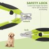 imagePecute Dog Nail Clipper Dog Nail Trimmers with Safety Guard ampamp Lock Dog Nail File Sharp Stainless Steel Professional Pet Nail Clippers for Small to Large Dogs Cats and Pets