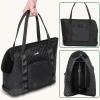 imagePecute Dog Purse Carrier Dog Carrier with Pockets for Small Dogs Fits Dogs 55 lbs to 11 lbs Lightweight Dog and Puppies Tote Bag Carrier Outing Travel Vet BlackBlack