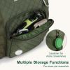 imagePecute Dog Purse Carrier Dog Carrier with Pockets for Small Dogs Fits Dogs 55 lbs to 11 lbs Lightweight Dog and Puppies Tote Bag Carrier Outing Travel Vet BlackGreen