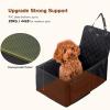 imagePecute Extra Stable Dog Car Seat Dog Car Seats for Small Dogs AntiScratchampampWaterproof Puppy Car Seat Pet Car Seat with Safety Leash for Dogs and Cats Dog Travel Bed Suitable for All Vehicles