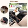 imagePecute Extra Stable Dog Car Seat Dog Car Seats for Small Dogs AntiScratchampampWaterproof Puppy Car Seat Pet Car Seat with Safety Leash for Dogs and Cats Dog Travel Bed Suitable for All Vehicles