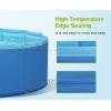 imagePecute Foldable Dog Pool for Large Dogs 71quot x 12quot Portable Kiddie Pool Hard PVC Multifunctional Wading Pool for Dog Swimming Pool NonSlip Pet Bathing Tub Great for Outdoor Indoor
