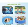 imagePecute Foldable Dog Pool for Large Dogs 71quot x 12quot Portable Kiddie Pool Hard PVC Multifunctional Wading Pool for Dog Swimming Pool NonSlip Pet Bathing Tub Great for Outdoor Indoor