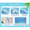 imagePecute Foldable Dog Pool with Sprinkler Portable Kiddie Pool Hard PVC Multifunctional Dog Swimming Pool Splash Wading Pool NonSlip Pet Bathing Tub Great for Backyard Outdoor Travel 62quot x 12quot