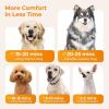 imagePecute HighVelocity Dog Hair Dryer Dog Blow Dryer with Adjustable Speed ampamp Temp Dog Dryer with CoolWarmHot Cycle Mode 4 Nozzles Soft Noise Pet Dryer for Grooming Heat Resistant Hose 65ft Cord