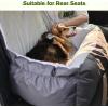 imagePecute Large Dog Car Seat  Detachable ampamp Washable Booster Seat with Safety Leash Portable Dog Bed for Car Travel