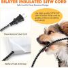 imagePecute Outdoor Pet Heating Pad Automatic Inflatable Dog Heating Pad with Chew Resistant Cord IPX7 Waterproof Warming Cat Heating Pad Outdoor Indoor Pet Heating Pads for Dogs Cats Washable Cover472L x 275W x 05Th