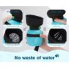imagePecute Portable Dog Water Bottle 2 in 1 Cat Dog Travel Water Bottle Bowl Leakproof with Double Seal BPA Free Lightweight Pet Small Animal Water Bottel Dispenser for Outdoor Walking Hiking TravelsBlue
