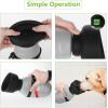 imagePecute Portable Dog Water Bottle 2 in 1 Cat Dog Travel Water Bottle Bowl Leakproof with Double Seal BPA Free Lightweight Pet Small Animal Water Bottel Dispenser for Outdoor Walking Hiking TravelsGrey