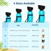 imagePecute Portable Dog Water Bottle 2 in 1 Cat Dog Travel Water Bottle Bowl Leakproof with Double Seal BPA Free Lightweight Pet Small Animal Water Bottel Dispenser for Outdoor Walking Hiking TravelsBlue