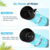 imagePecute Portable Dog Water Bottle 2 in 1 Cat Dog Travel Water Bottle Bowl Leakproof with Double Seal BPA Free Lightweight Pet Small Animal Water Bottel Dispenser for Outdoor Walking Hiking TravelsBlue