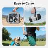 imagePecute Portable Dog Water Bottle 2 in 1 Cat Dog Travel Water Bottle Bowl Leakproof with Double Seal BPA Free Lightweight Pet Small Animal Water Bottel Dispenser for Outdoor Walking Hiking TravelsGrey
