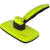 imagePecute SelfCleaning Slicker Brush for Dogs Cats Lightweight Dog Brush for Shedding Massaging Grooming Cat Brush Gently Removes Loose Fur Undercoat for Small Dogs Cats Rabbits of All Hair Types