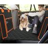 imagePecute Back Seat Extender for Dogs Spacious Dog Car Seat Extender with Mesh Window Supportive Hard Bottom Dog Seat Cover Bed for Car SUV Waterproof Dog Hammock for Car Travel Camping