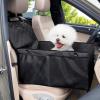 imagePecute Extra Stable Dog Car Seat Dog Car Seats for Small Dogs AntiScratchampampWaterproof Puppy Car Seat Pet Car Seat with Safety Leash for Dogs and Cats Dog Travel Bed Suitable for All Vehicles