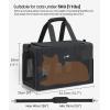 imageAirline Approved Cat Carrier Pet Carrier SoftSided Portable Dog Carrier with Stable Structure Breathable Bag for Pets Less Than 12lbs Cat Carrier Bag for Both Long and Short Trips Dark GrayDark Gray