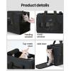 imageAirline Approved Cat Carrier Pet Carrier SoftSided Portable Dog Carrier with Stable Structure Breathable Bag for Pets Less Than 12lbs Cat Carrier Bag for Both Long and Short Trips Dark GrayDark Gray