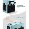 imageAirline Approved Cat Carrier Pet Carrier SoftSided Portable Dog Carrier with Stable Structure Breathable Bag for Pets Less Than 12lbs Cat Carrier Bag for Both Long and Short Trips Dark GrayLight Blue