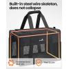 imageAirline Approved Cat Carrier Pet Carrier SoftSided Portable Dog Carrier with Stable Structure Breathable Bag for Pets Less Than 12lbs Cat Carrier Bag for Both Long and Short Trips Dark GrayDark Gray