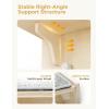 imagePecute 2in1 Cat Window Perch ampamp Wall Shelves  Sturdy Solid Wood Frame 4 Large Rotating Suction Cups Washable Carpet Cloth Cover SpaceSaving Indoor Cat Hammock Bed for Large Cats ampamp KittensCarpet M with Sisal Post