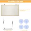 imagePecute 2in1 Cat Window Perch ampamp Wall Shelves  Sturdy Solid Wood Frame 4 Large Rotating Suction Cups Washable Carpet Cloth Cover SpaceSaving Indoor Cat Hammock Bed for Large Cats ampamp KittensSisal Scratcher