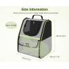 imagePecute Cat Backpack Carrier Small Dog Backpack Carrier Pet Backpack Carrier for Cats Dogs Puppy Kitten Cat Carrier Bag Carrying for Travel Hiking Bike Riding Walking OutdoorGray