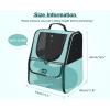 imagePecute Cat Backpack Carrier Small Dog Backpack Carrier Pet Backpack Carrier for Cats Dogs Puppy Kitten Cat Carrier Bag Carrying for Travel Hiking Bike Riding Walking OutdoorMint Green