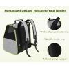 imagePecute Cat Backpack Carrier Small Dog Backpack Carrier Pet Backpack Carrier for Cats Dogs Puppy Kitten Cat Carrier Bag Carrying for Travel Hiking Bike Riding Walking OutdoorGray