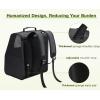 imagePecute Cat Backpack Carrier Small Dog Backpack Carrier Pet Backpack Carrier for Cats Dogs Puppy Kitten Cat Carrier Bag Carrying for Travel Hiking Bike Riding Walking OutdoorBlack